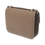 HERMES エルメス コンスタンス3 ミニ 18 ミロワール エトゥープ W刻印(2024年頃) レディース ヴォーエプソン ショルダーバッグ 新同 中古 銀蔵