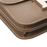 HERMES エルメス コンスタンス3 ミニ 18 ミロワール エトゥープ W刻印(2024年頃) レディース ヴォーエプソン ショルダーバッグ 新同 中古 銀蔵