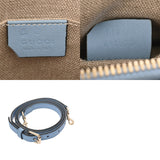 GUCCI グッチ マイクログッチシマ ハンドバッグ アウトレット ブルー 449654 レディース レザー 2WAYバッグ ABランク 中古 銀蔵
