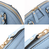 GUCCI グッチ マイクログッチシマ ハンドバッグ アウトレット ブルー 449654 レディース レザー 2WAYバッグ ABランク 中古 銀蔵