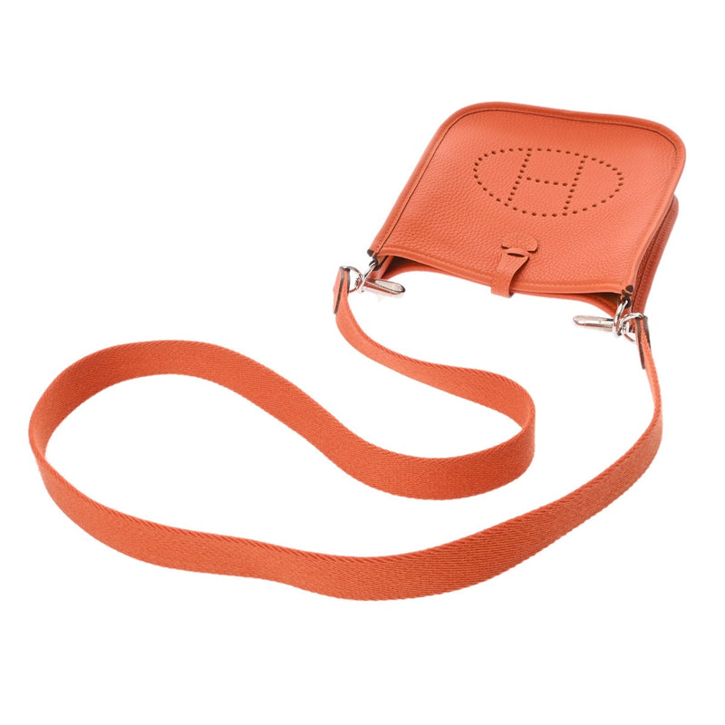 HERMES エルメス エヴリン TPM オレンジ Y刻印(2020年頃) レディース トリヨンクレマンス ショルダーバッグ 未使用 銀蔵