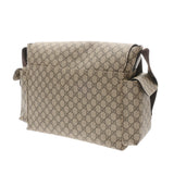 GUCCI グッチ GGスプリーム マザーズバッグ ベージュ 211131 レディース PVC レザー ショルダーバッグ 新同 中古 銀蔵