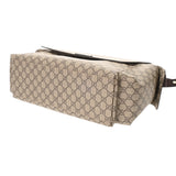 GUCCI グッチ GGスプリーム マザーズバッグ ベージュ 211131 レディース PVC レザー ショルダーバッグ 新同 中古 銀蔵