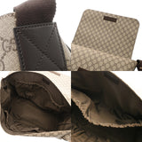 GUCCI グッチ GGスプリーム マザーズバッグ ベージュ 211131 レディース PVC レザー ショルダーバッグ 新同 中古 銀蔵