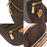 LOUIS VUITTON ルイヴィトン モノグラム ミニバムバッグ ブラウン M82335 レディース モノグラムキャンバス ショルダーバッグ 新同 中古 銀蔵