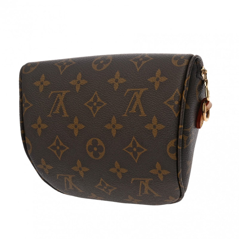 LOUIS VUITTON ルイヴィトン モノグラム ミニバムバッグ ブラウン M82335 レディース モノグラムキャンバス ショルダーバッグ 新同 中古 銀蔵