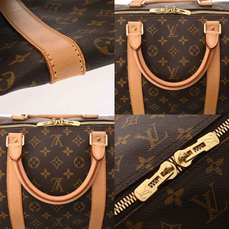 LOUIS VUITTON ルイヴィトン モノグラム キーポル バンドリエール 60 ブラウン M41412 ユニセックス モノグラムキャンバス ボストンバッグ ABランク 中古 銀蔵