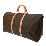 LOUIS VUITTON ルイヴィトン モノグラム キーポル バンドリエール 60 ブラウン M41412 ユニセックス モノグラムキャンバス ボストンバッグ ABランク 中古 銀蔵