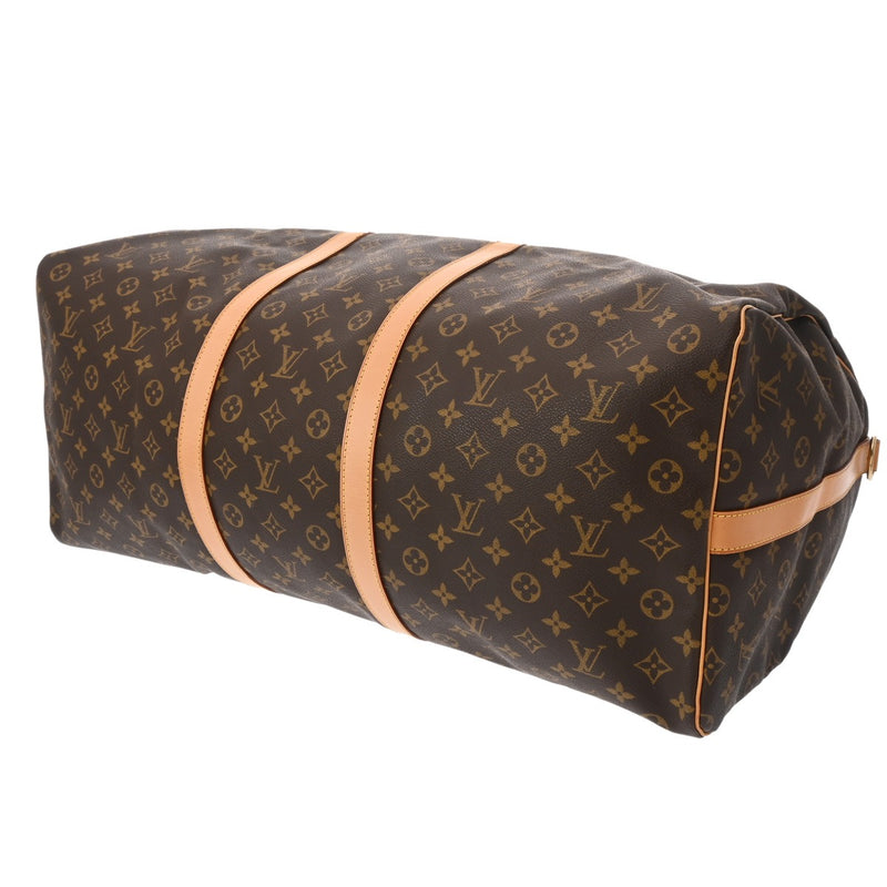 LOUIS VUITTON ルイヴィトン モノグラム キーポル バンドリエール 60 ブラウン M41412 ユニセックス モノグラムキャンバス ボストンバッグ ABランク 中古 銀蔵