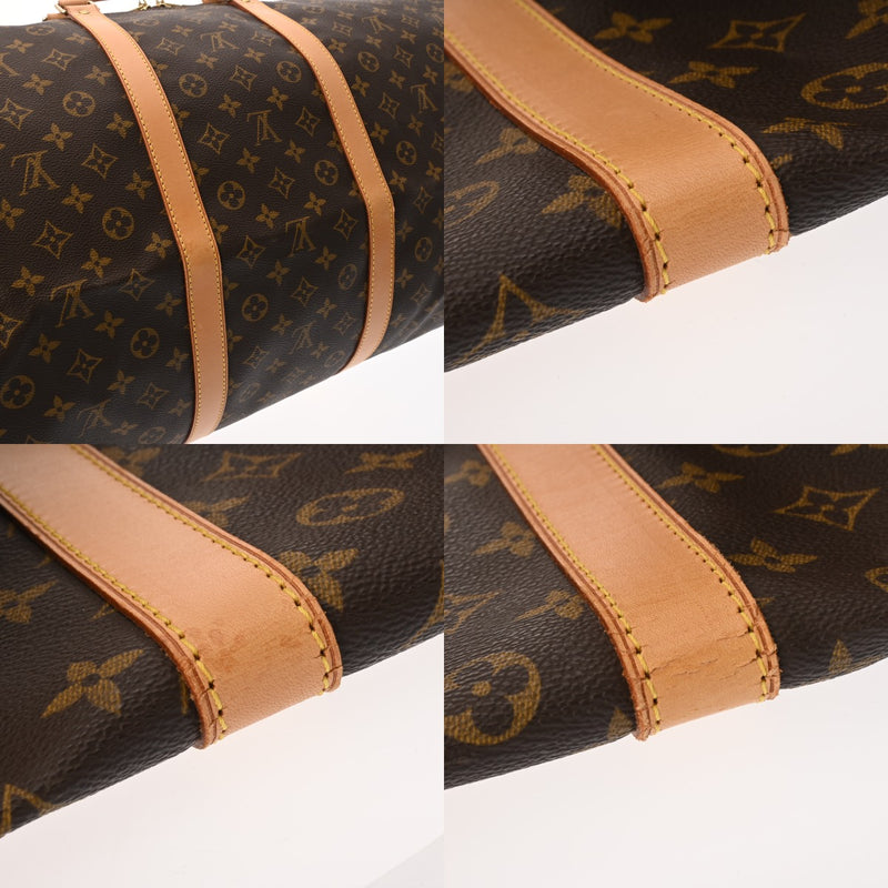LOUIS VUITTON ルイヴィトン モノグラム キーポル バンドリエール 60 ブラウン M41412 ユニセックス モノグラムキャンバス ボストンバッグ ABランク 中古 銀蔵