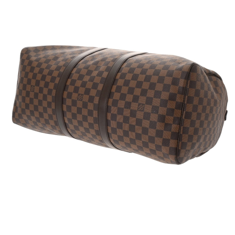 LOUIS VUITTON ルイヴィトン ダミエ キーポル50 ブラウン N41427 ユニセックス ダミエキャンバス ボストンバッグ ABランク 中古 銀蔵