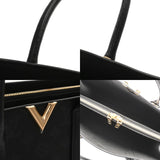 LOUIS VUITTON ルイヴィトン モノグラム ヴェリートート MM 2WAY ノワール - レディース レザー トートバッグ Aランク 中古 銀蔵