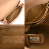 CHANEL シャネル マトラッセ トップハンドル XS 2WAY ベージュ/ボルドー A92990 レディース キャビアスキン/リザード ハンドバッグ Aランク 中古 銀蔵