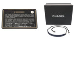 CHANEL シャネル マトラッセ トップハンドル フラップバッグ XS 2WAY ネイビー/ボルドー A92990 レディース キャビアスキン リザード ハンドバッグ Aランク 中古 銀蔵