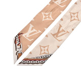 LOUIS VUITTON ルイヴィトン バンドーBB アルティメット ベージュ M77777 レディース シルク100％ スカーフ ABランク 中古 銀蔵