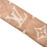 LOUIS VUITTON ルイヴィトン バンドーBB アルティメット ベージュ M77777 レディース シルク100％ スカーフ ABランク 中古 銀蔵