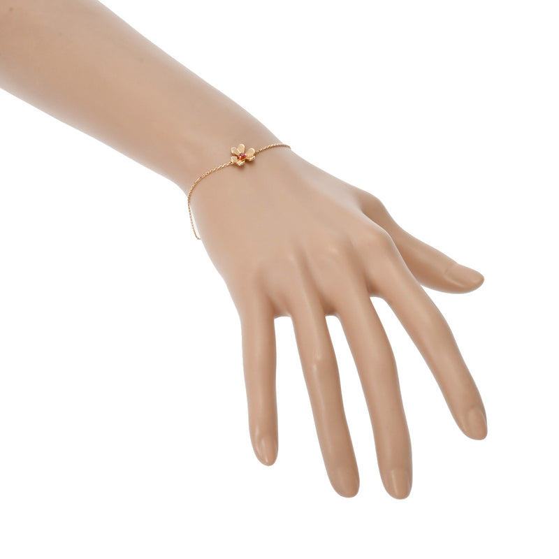 VAN CLEEF & ARPELS ヴァンクリーフ＆アーペル フリヴォル ミニ ルビー VCARP7S900 レディース K18ピンクゴールド ブレスレット Aランク 中古 銀蔵
