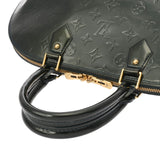 LOUIS VUITTON ルイヴィトン モノグラムヴェルニ アルマ GM ブルーニュイ M93682 レディース モノグラムヴェルニ ハンドバッグ Bランク 中古 銀蔵