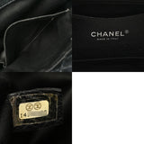 CHANEL シャネル オンザロード ブラック レディース レザー トートバッグ Bランク 中古 銀蔵