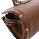 LOUIS VUITTON ルイヴィトン スハリ エパヌイ PM シエンヌ Ｍ91884 レディース ゴートスキン ハンドバッグ Bランク 中古 銀蔵