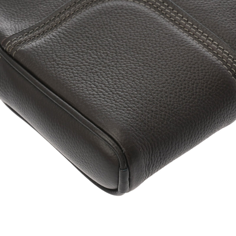 LOUIS VUITTON ルイヴィトン ポルト オーディナチュール 08年メンズコレクション マロン M95777 メンズ レザー クラッチバッグ ABランク 中古 銀蔵
