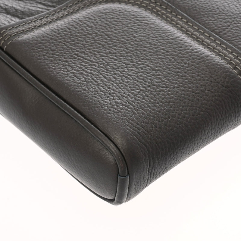 LOUIS VUITTON ルイヴィトン ポルト オーディナチュール 08年メンズコレクション マロン M95777 メンズ レザー クラッチバッグ ABランク 中古 銀蔵