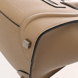 CELINE セリーヌ ラゲージ マイクロショッパー ベージュ 167793 レディース ドラムカーフ ハンドバッグ Aランク 中古 銀蔵
