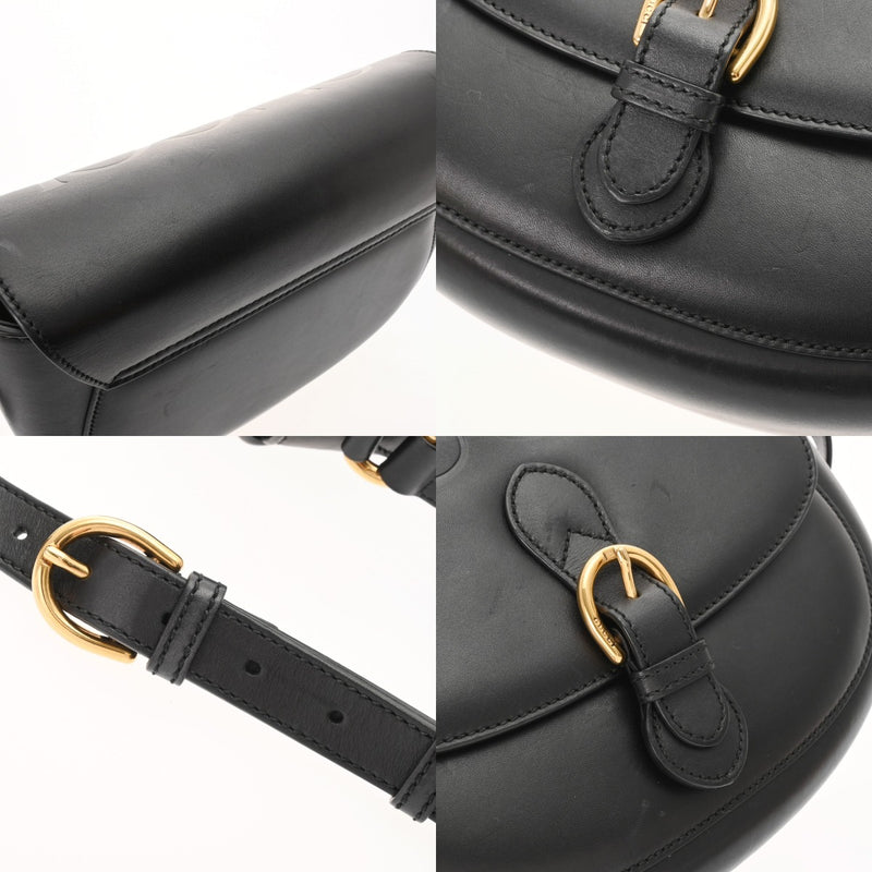 GUCCI グッチ ショルダーバッグ ブラック 675923 レディース レザー ショルダーバッグ ABランク 中古 銀蔵