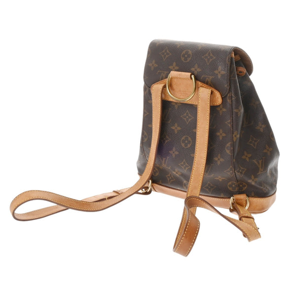 LOUIS VUITTON ルイヴィトン モノグラム モンスリ MM ブラウン M51136 レディース モノグラムキャンバス リュック・デイパック Bランク 中古 銀蔵