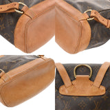 LOUIS VUITTON ルイヴィトン モノグラム モンスリ MM ブラウン M51136 レディース モノグラムキャンバス リュック・デイパック Bランク 中古 銀蔵