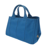 PRADA プラダ カナパ 2WAY ハンドバッグ ブルー BN2642 レディース キャンバス ハンドバッグ ABランク 中古 銀蔵