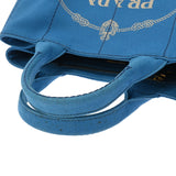 PRADA プラダ カナパ 2WAY ハンドバッグ ブルー BN2642 レディース キャンバス ハンドバッグ ABランク 中古 銀蔵