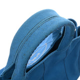 PRADA プラダ カナパ 2WAY ハンドバッグ ブルー BN2642 レディース キャンバス ハンドバッグ ABランク 中古 銀蔵