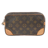 LOUIS VUITTON ルイヴィトン モノグラム マルリードラゴンヌ 旧型 ブラウン M51827 メンズ モノグラムキャンバス セカンドバッグ Bランク 中古 銀蔵