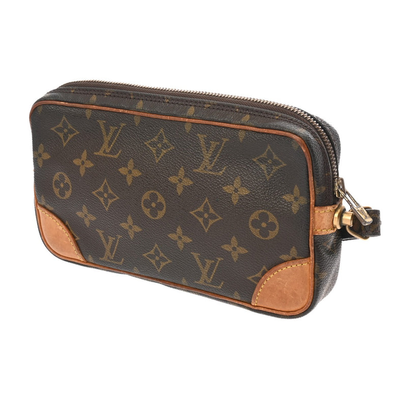 LOUIS VUITTON ルイヴィトン モノグラム マルリードラゴンヌ 旧型 ブラウン M51827 メンズ モノグラムキャンバス セカンドバッグ Bランク 中古 銀蔵