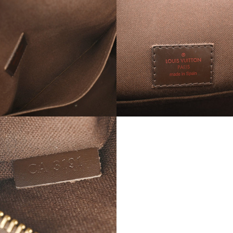 LOUIS VUITTON ルイヴィトン ダミエ ブルックリン MM ブラウン N51211 ユニセックス ダミエキャンバス ショルダーバッグ Bランク 中古 銀蔵