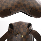 LOUIS VUITTON ルイヴィトン ダミエ ブルックリン MM ブラウン N51211 ユニセックス ダミエキャンバス ショルダーバッグ Bランク 中古 銀蔵