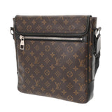 LOUIS VUITTON ルイヴィトン モノグラム マカサー バス MM ブラウン M56715 メンズ モノグラムキャンバス ショルダーバッグ Bランク 中古 銀蔵