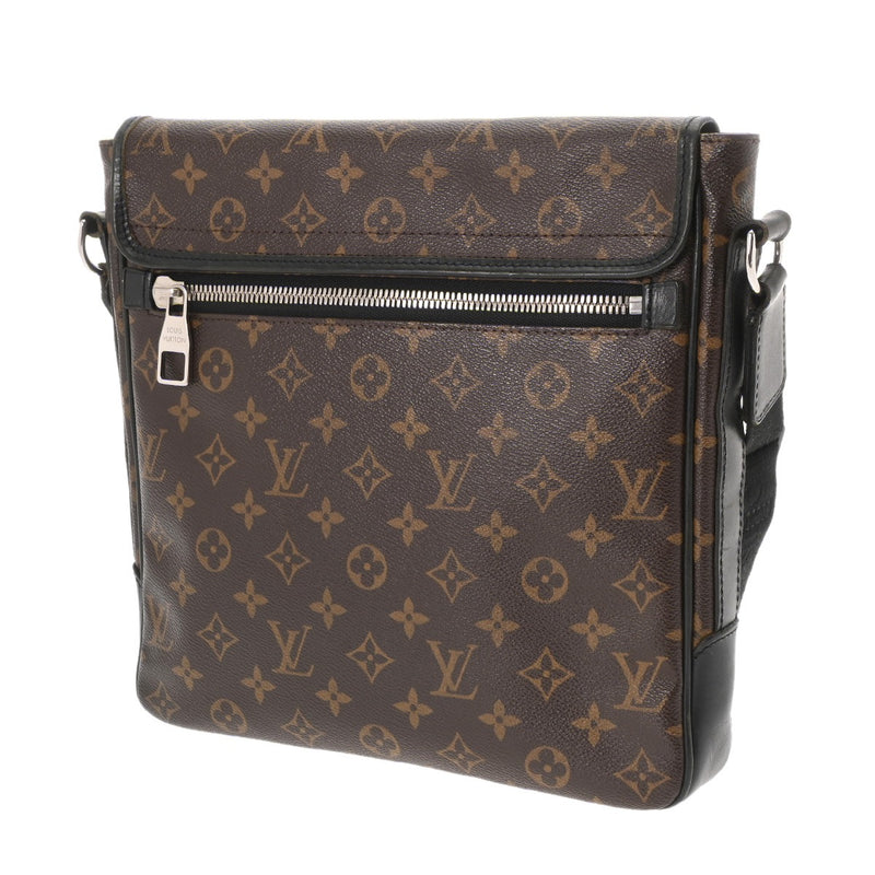 LOUIS VUITTON ルイヴィトン モノグラム マカサー バス MM ブラウン M56715 メンズ モノグラムキャンバス ショルダーバッグ Bランク 中古 銀蔵