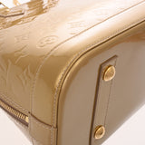 LOUIS VUITTON ルイヴィトン モノグラムヴェルニ アルマ PM ベージュプードル M91751 レディース モノグラムヴェルニ ハンドバッグ Bランク 中古 銀蔵