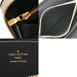 LOUIS VUITTON ルイヴィトン モノグラムアンプラント ジッピーウォレット クレーム/ノワール M81141 レディース レザー 長財布 Aランク 中古 銀蔵