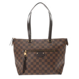 LOUIS VUITTON ルイヴィトン ダミエ イエナ PM ブラウン N41012 レディース ダミエキャンバス トートバッグ ABランク 中古 銀蔵