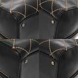 CHANEL シャネル ワイルドステッチ ボストンバッグ ブラック レディース レザー ボストンバッグ Bランク 中古 銀蔵