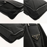 PRADA プラダ ブラック メンズ ナイロン メッセンジャーバッグ ABランク 中古 銀蔵
