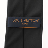 LOUIS VUITTON ルイヴィトン モノグラム グラディエント 7CM グリ M78764 メンズ シルク100％ ネクタイ 新同 中古 銀蔵