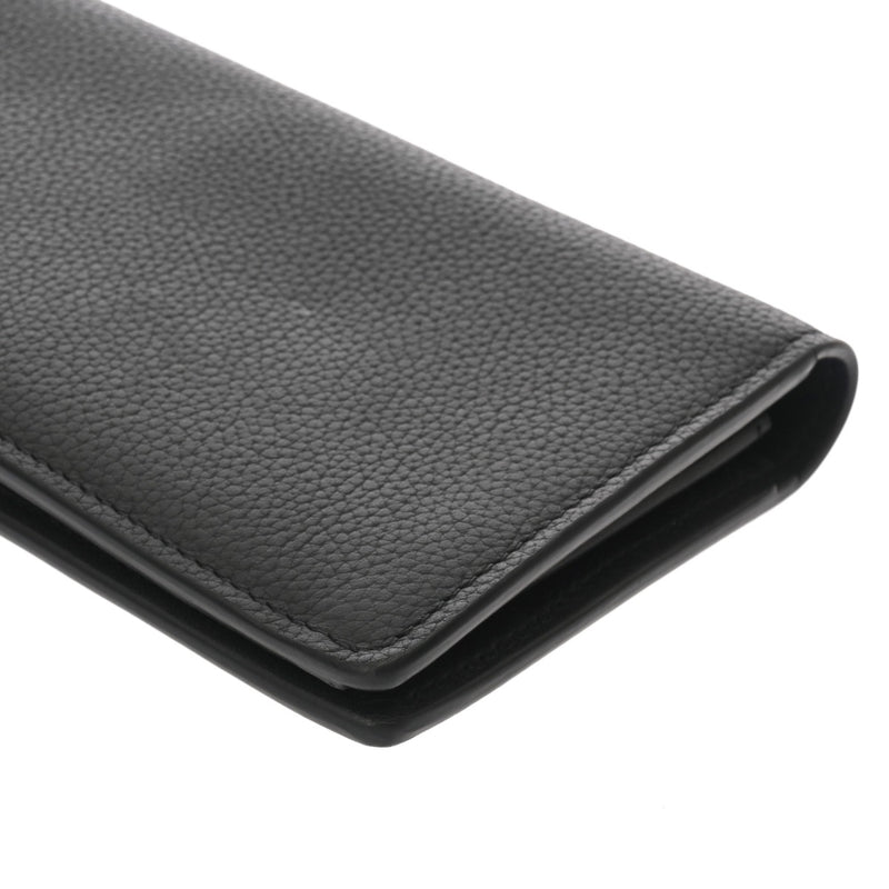 LOUIS VUITTON ルイヴィトン アエログラム ポルトフォイユブラザ ノワール M69980 メンズ レザー 長財布 ABランク 中古 銀蔵