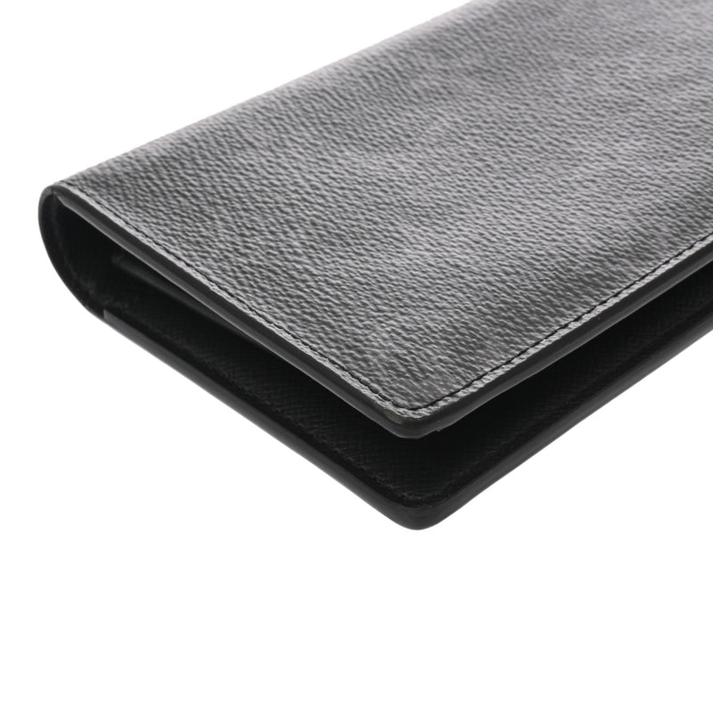 LOUIS VUITTON ルイヴィトン モノグラムエクリプス ポルトフォイユブラザ 黒/グレー M61697 メンズ レザー 長財布 ABランク 中古 銀蔵