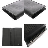 LOUIS VUITTON ルイヴィトン モノグラムエクリプス ポルトフォイユブラザ 黒/グレー M61697 メンズ レザー 長財布 ABランク 中古 銀蔵