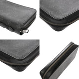 LOUIS VUITTON ルイヴィトン モノグラムエクリプス ジッピー XL トラベルケース 黒/グレー M61698 メンズ モノグラムキャンバス 長財布 ABランク 中古 銀蔵