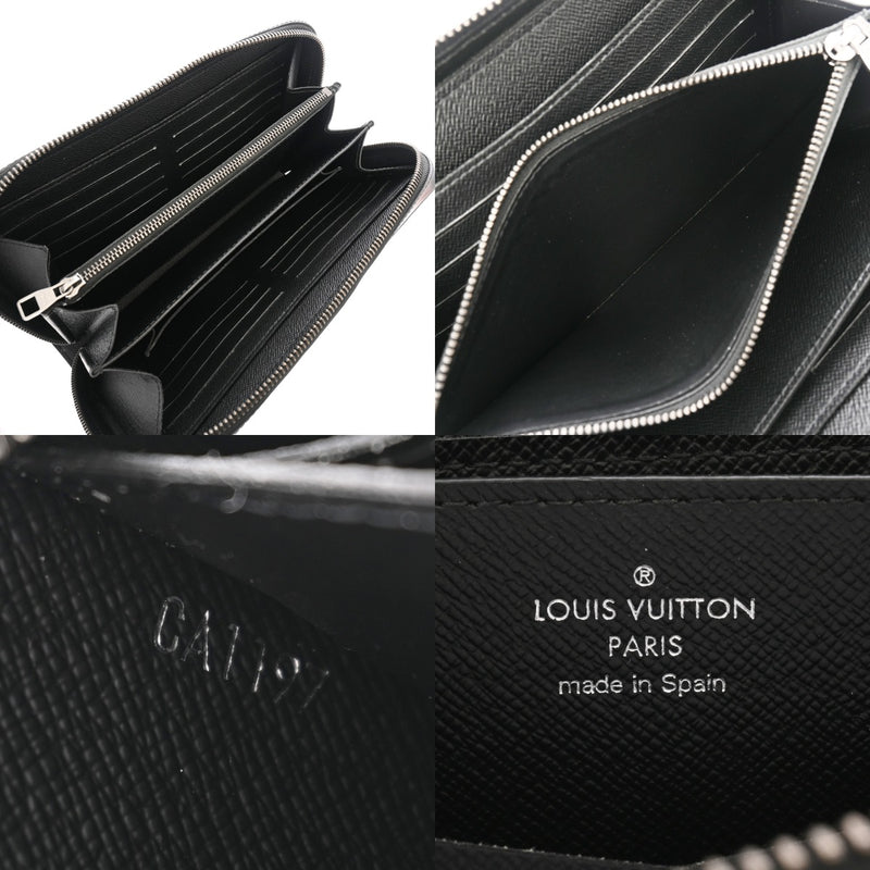LOUIS VUITTON ルイヴィトン モノグラムエクリプス ジッピー XL トラベルケース 黒/グレー M61698 メンズ モノグラムキャンバス 長財布 ABランク 中古 銀蔵